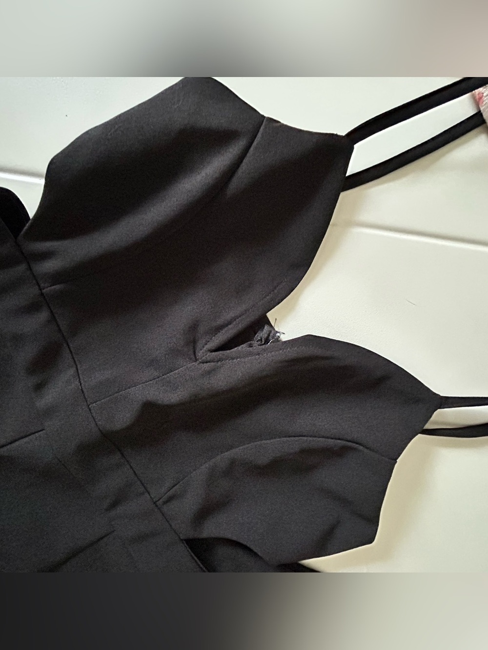 Women’s Black Spaghetti Strap Jumpsuit